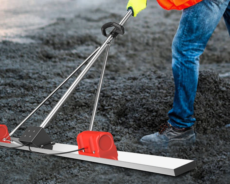 Método de usar raspador elétrico para concreto