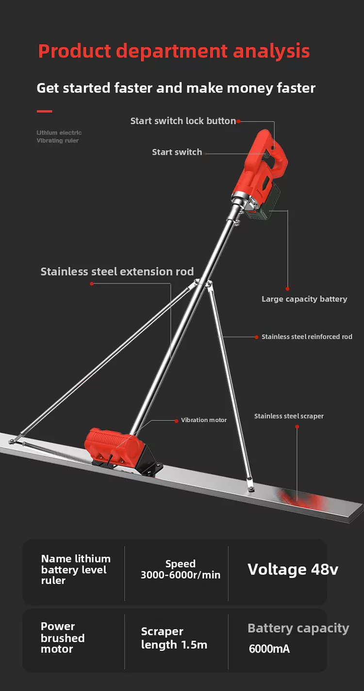Lithium Battery Wall Vibration Ruler
