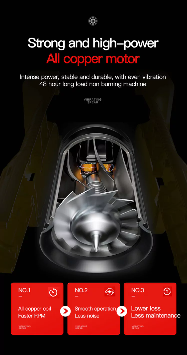 lithium battery high-power cement vibrator